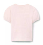 Pointelle Puff Sleeve Top