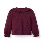 Lace Collared Top