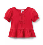 Bow Peplum Top
