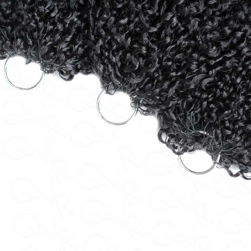 Full Head Crochet Only $99-QVR Tight Curly Feather Crochet Human Hair