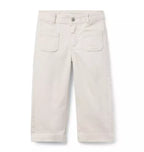The Wide Leg Twill Pant
