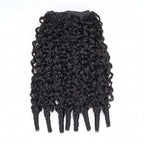 QVR Burmese Curly Hair Bundle With Spiral curls Double Drawn Virgin Human Hair Weave