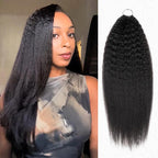 QVR French Curl Human Bulk Hair Extensions for Boho Knotless Braiding