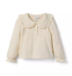 Lace Collared Top
