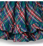 The Bow-Tied Tartan Dress
