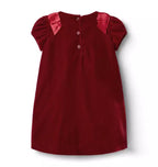 The Velvet Shoulder Bow Dress