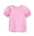 Lace Puff Sleeve Top