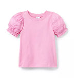 Lace Puff Sleeve Top