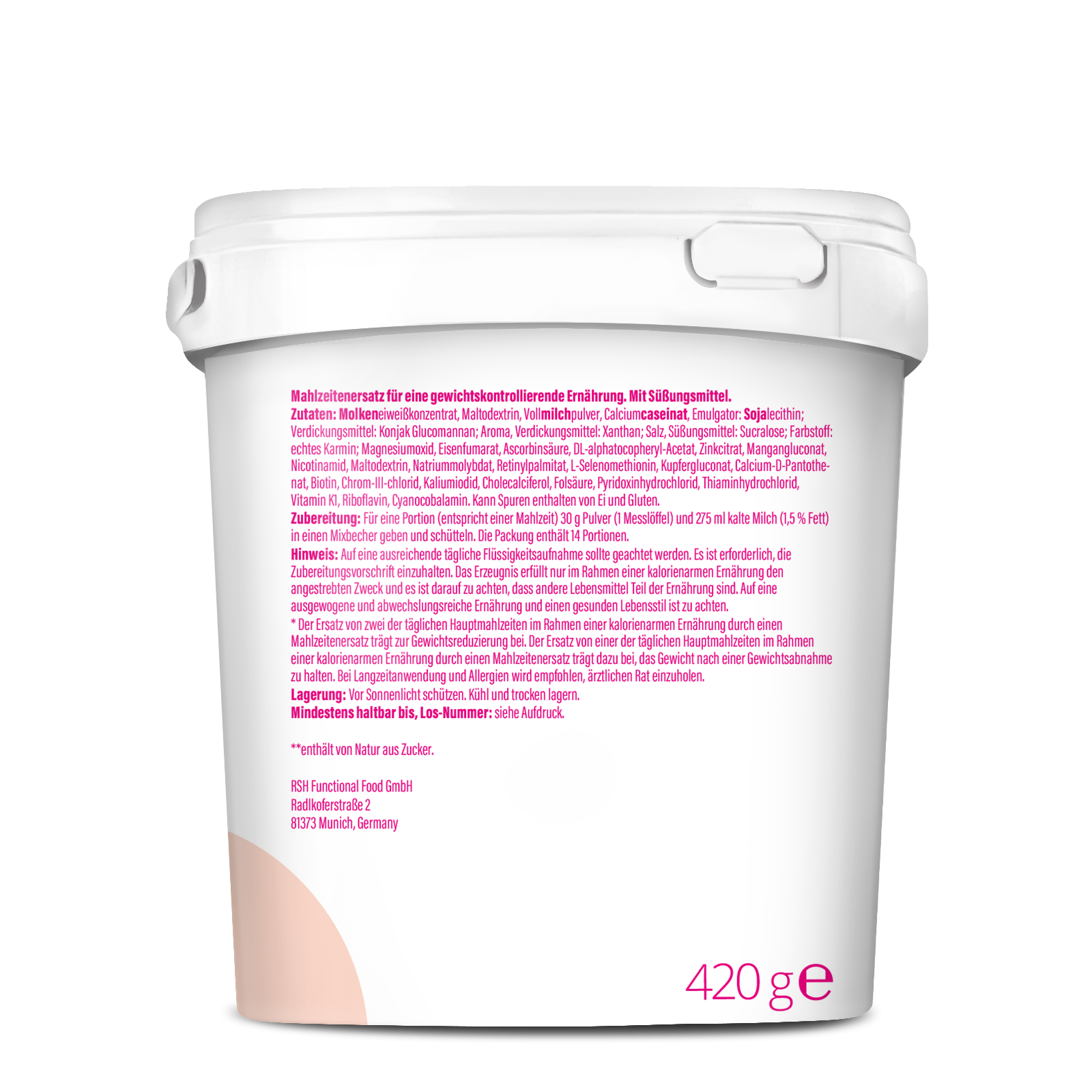 Slim Shake Mahlzeitersatz-Shake (420g)