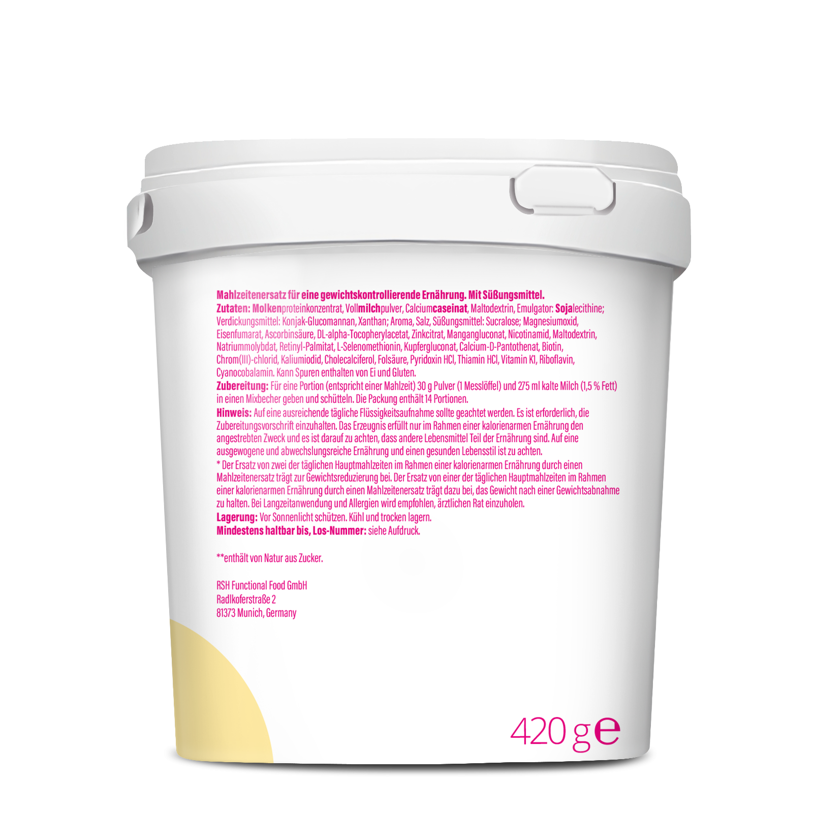 Slim Shake Mahlzeitersatz-Shake (420g)