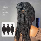QVR Upgraded Kinky Bulk Natural Black hair 4a/3c Extensions
