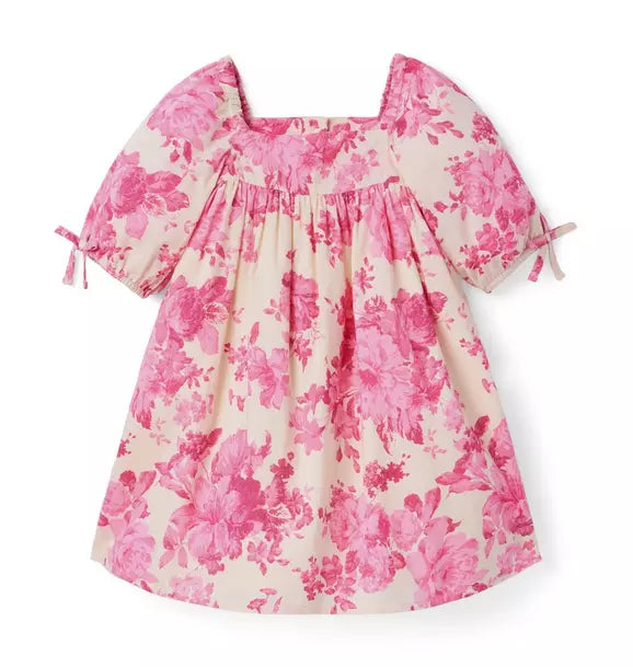 Floral Puff Sleeve Dress