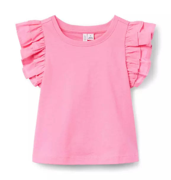 Ruffle Sleeve Top