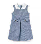 Houndstooth Collared Dress