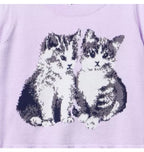 Kitten Peplum Sweater Top