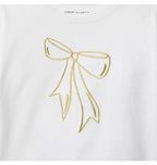 Embroidered Bow Top
