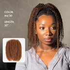 QVR Brazilian Salt Pepper Color Afro Kinky Bulk Human Hair For Braiding Dreadlock Hair