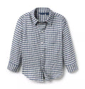 Striped Seersucker Twill Shirt