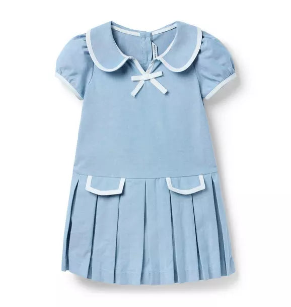 The Oxford Pleated Dress