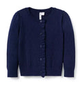 The Pointelle Ruffle Cardigan