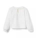 Bow Collared Top