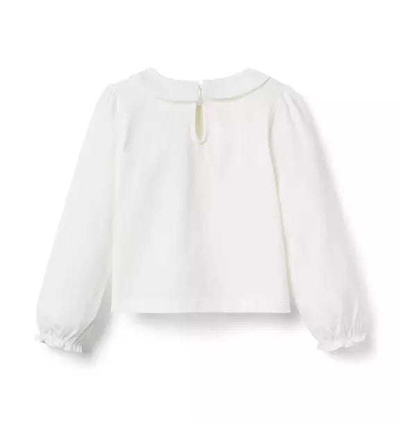 Bow Collared Top