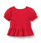 Bow Peplum Top