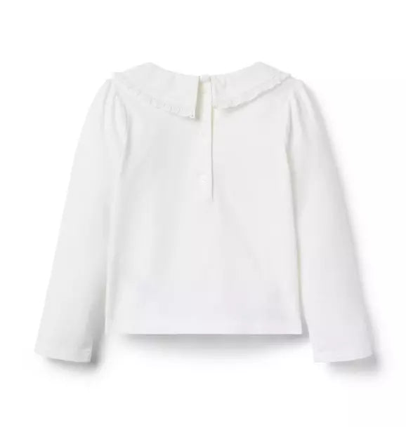 Ruffle Collar Top