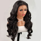 QVR Curly Edges 13x4/13x6 Lace Frontal Wigs Body Wave With Realistic Type 4 Hairline