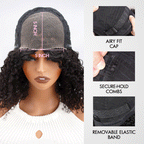 QVR Burmese Curly 13X4 Lace Front Wig Wear To Go 4Pre Design Virgin Human Hair Wigs