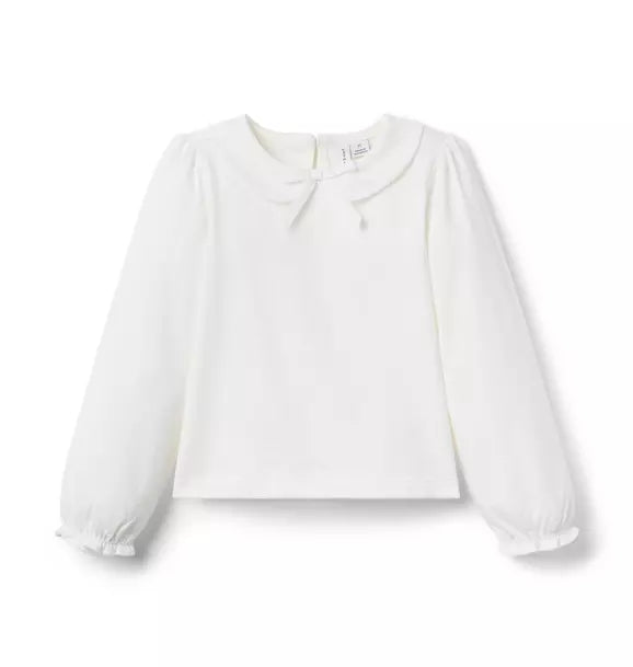 Bow Collared Top