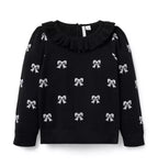 Bow Puff Sleeve Sweater