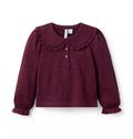 Lace Collared Top