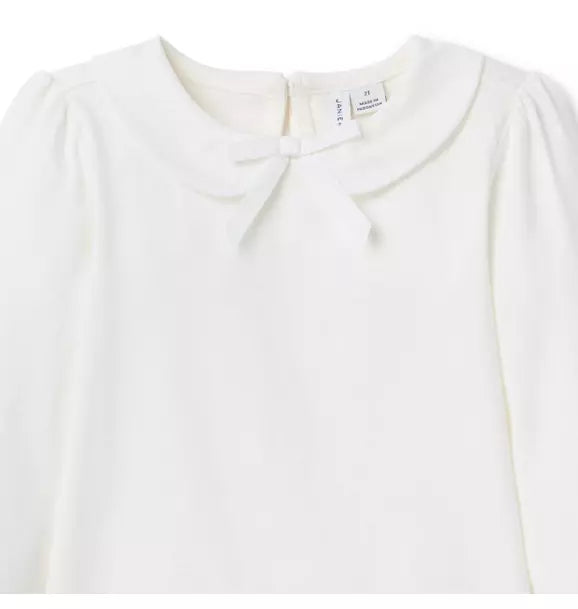 Bow Collared Top