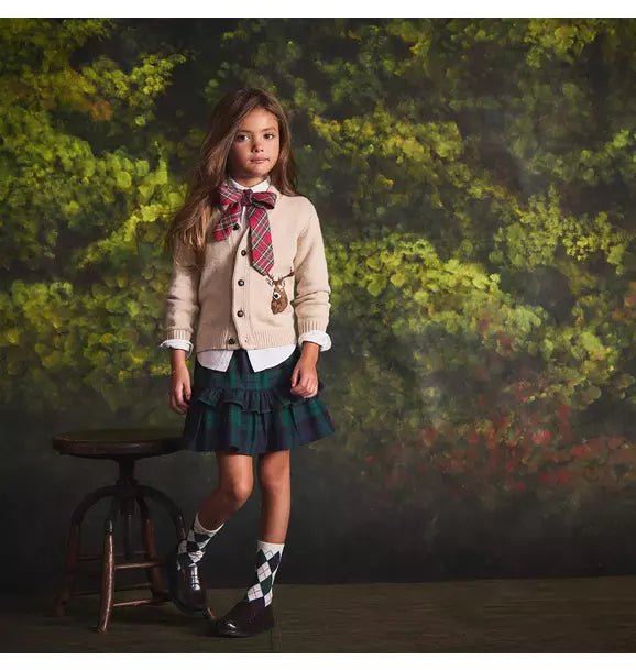 Tartan Ruffle Skirt
