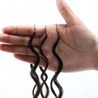P3G5|Ombre #T1B/4 Burmese Curly Feather Crochet Human Hair
