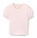 Pointelle Puff Sleeve Top