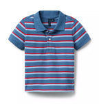 The Classic Striped Pique Polo