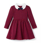 Gingham Jacquard Dress
