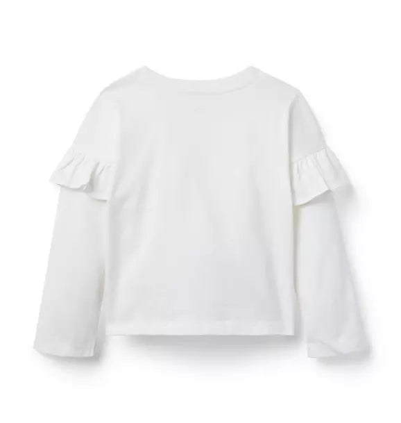 Embroidered Bow Top