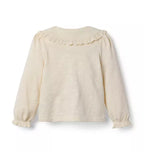 Lace Collared Top