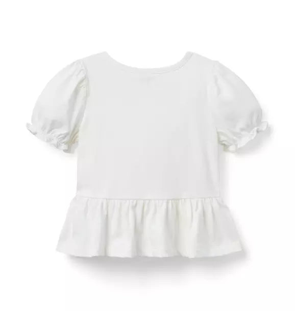 Bow Peplum Top