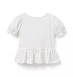 Bow Peplum Top