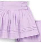 Baby Ruffle Pintuck Matching Set