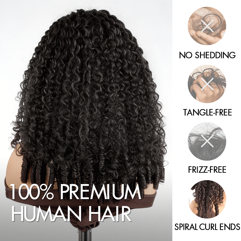 QVR Burmese Curly 5X5 Lace Closure Wig Wear To Go 4Pre Design Virgin Human Hair Wigs