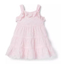 Eyelet Tiered Party Dress