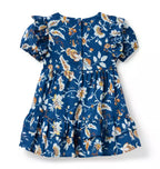 Paisley Floral Ruffle Dress