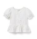 Bow Peplum Top