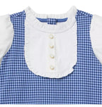 Houndstooth Puff Sleeve Dress