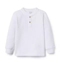 Textured Waffle Henley Tee